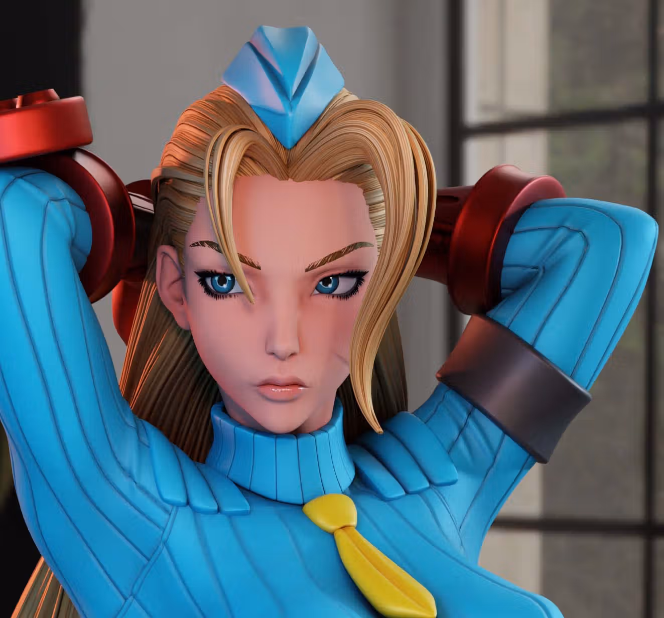 Cammy White Statue | Street Fighter Fan Art by Momoji3d SFW,NSFW 3d printed statue,3d printed,nsfw statue,Street Fighter statue,Cammy White statue