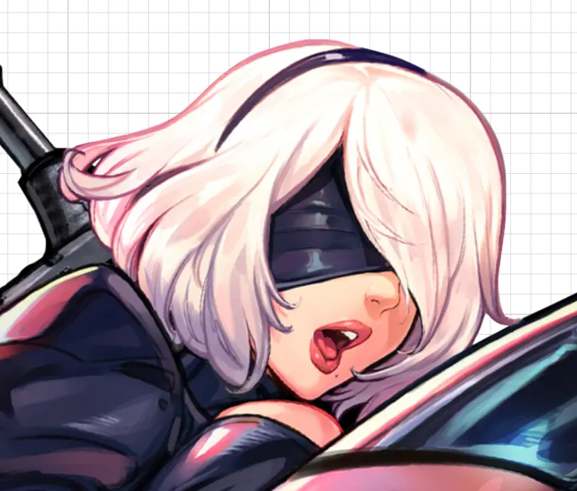 2B NieR Big Ass v2 Sticker | NieR: Automata Vinyl-Sticker SFW 2B sticker,sfw sticker,NieR: Automata stickers
