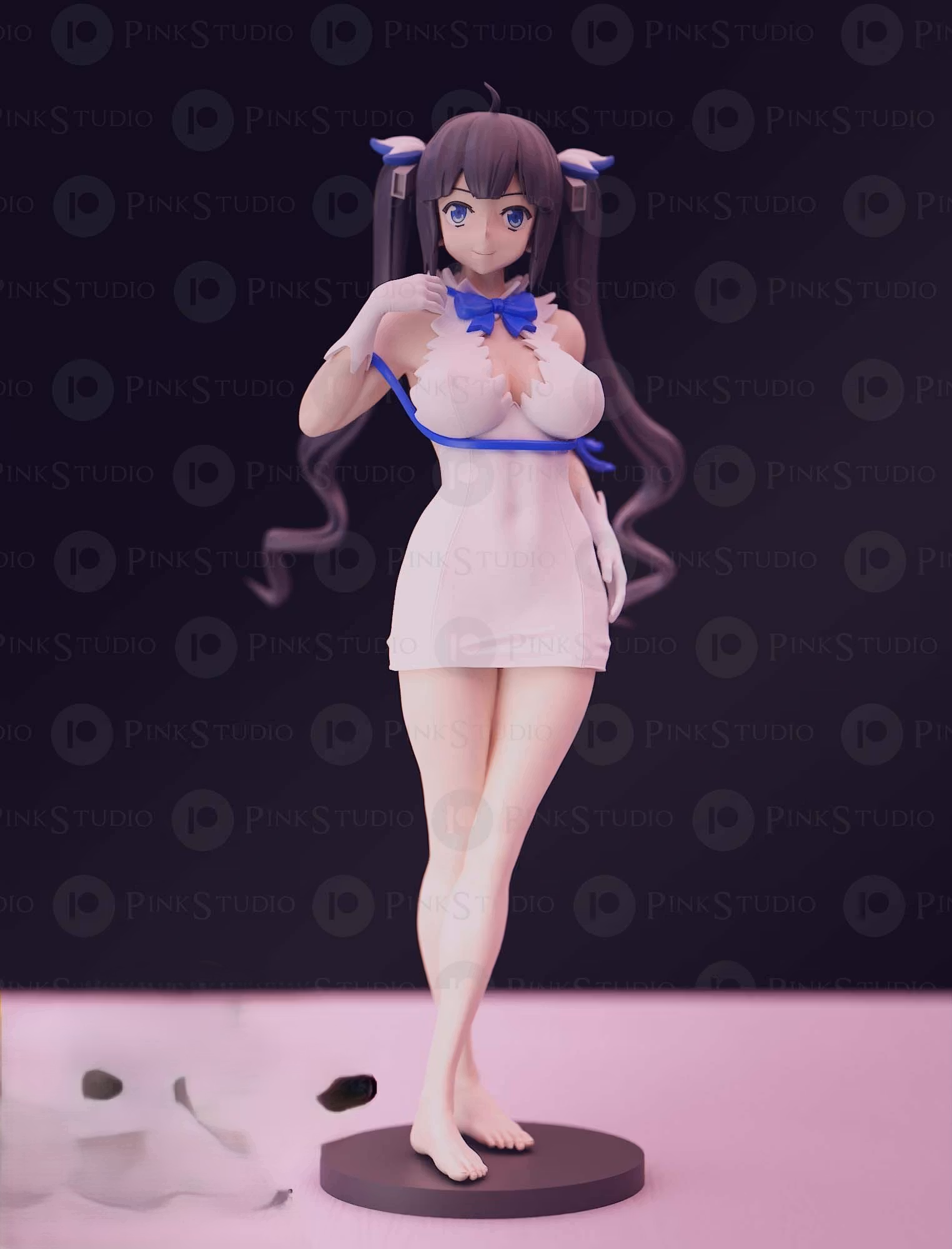 Hestia Statue | Danmachi Fan Art by Pink Studio SFW,NSFW 3d printed statue,nsfw statue,Hestia Statue,Danmachi Statue,sfw statue