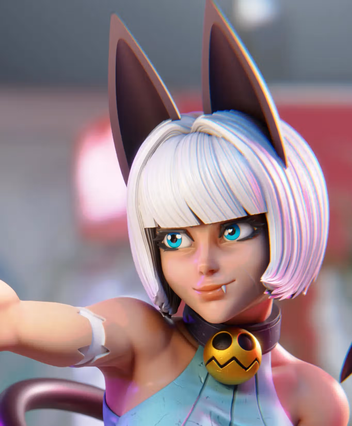 Ms. Fortune Statue | Skullgirls Fan Art by 3Dmoonn SFW,NSFW 3d printed,3d printed statue,Ms. Fortune Statue,Skullgirls statue,nsfw statue