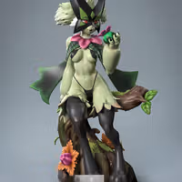 Meowscarada Statue | Pokemon Fan Art by Anyonensfw SFW,NSFW,Futa 3d printed,3d printed statue,nsfw statue,futa statue,furry statue,Meowscarada Statue,Pokémon Statue,futa figurines,futanari figurines,futanari statue