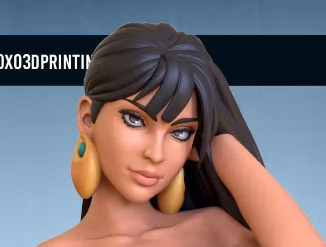 Chel Statue | The Road to Eldorado Fan Art by OXO3D SFW,NSFW 3d printed,3d printed statue,nsfw statue,3d printed figure,Chel statue,The Road to Eldorado statue