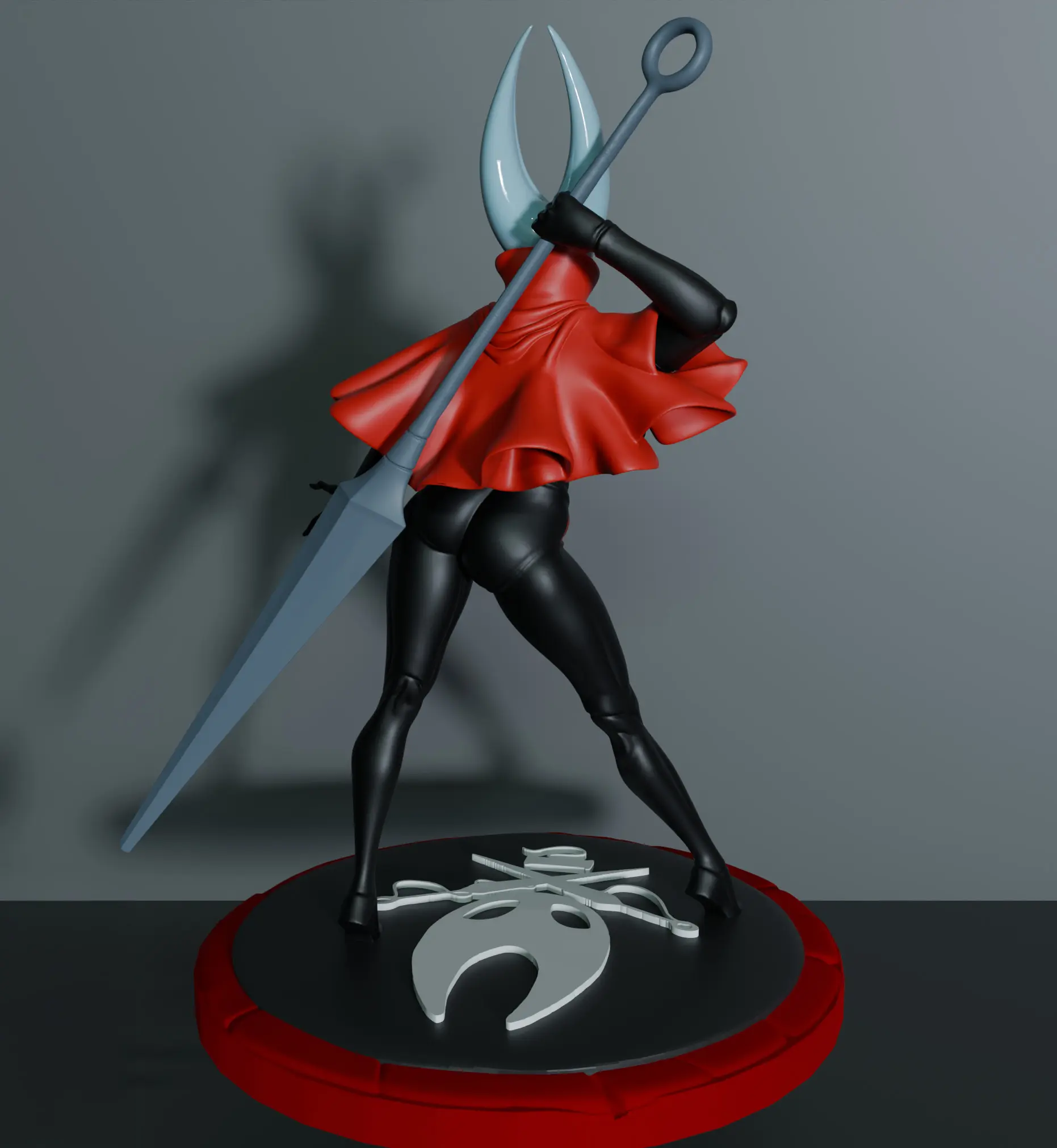 Hornet Statue | Hollow Knight Fan Art by SpiderFlameFigures SFW 3d printed statue,3d printed,3d printed figure,Hornet statue,Hollow Knight statue