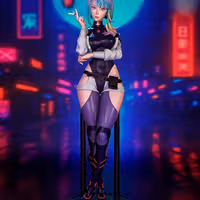 Lucy Statue | Cyberpunk2077 Fan Art by PEACHFIGURE SFW,NSFW 3d printed,3d printed statue,Cyberpunk statue,Lucy statue,nsfw statue