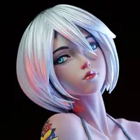 2B NieR v3 Statue | NieR: Automata Fan Art by E.S Monster SFW,NSFW 3d printed statue,3d printed,nsfw statue,3d printed figure,2B NieR Statue,NieR: Automata statue