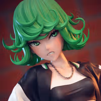 Tatsumaki Statue | One-Punch Man Fan Art by EggmaStudios SFW,NSFW 3d printed statue,3d printed,3d printed figure,One-Punch Man Statue,Tatsumaki Statue,nsfw statue