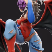 Lilith Furry Statue | Dark Stalkers Fan Art by Anyonensfw SFW,NSFW,Futa 3d printed statue,3d printed,nsfw statue,3d printed figure,Lilith Statue,furry statue,Dark Stalkers Statue,futa statue,futa figurines,futanari statue,futanari figurines