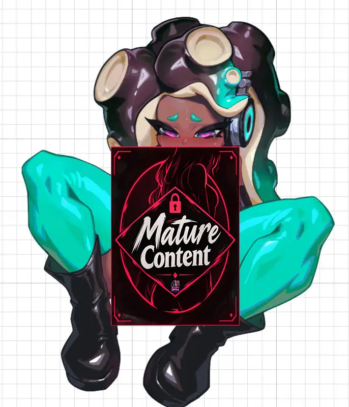 Marina Furry Futa Sticker | Splatoon Futanari Sticker Ecchi Cartoon Futa futanari sticker,Furry Girl stickers,futa sticker,Marina sticker,nsfw sticker,splatoon sticker