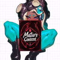 Marina Furry Futa Sticker | Splatoon Futanari Sticker Ecchi Cartoon Futa futanari sticker,Furry Girl stickers,futa sticker,Marina sticker,nsfw sticker,splatoon sticker