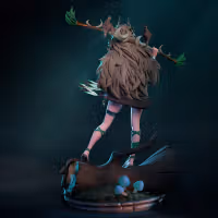 Artemis Statue | Hades Fan Art by Bulkamancer SFW 3d printed statue,3d printed,Artemis Statue,3d printed figure,Hades statue