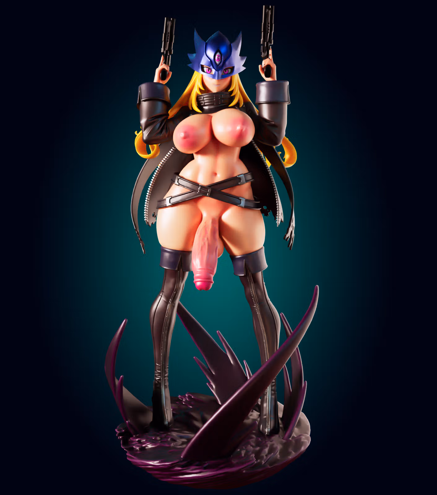 Statua Beelstramon Mommy | Digimon Fan art di Officer Rhu SFW,NSFW,Futa 3d printed,3d printed figure,Beelstramon statue,futa statue,Digimon statue,nsfw statue,futa figurines,futanari figurines,futanari statue