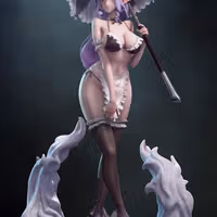 Vivian Banshee Statue | Zenless Zone Zero Fanart von CW Studios SFW,NSFW 3d printed statue,Zenless Zone Zero,3d printed,Vivian Banshee Statue,3d printed figure,nsfw statue