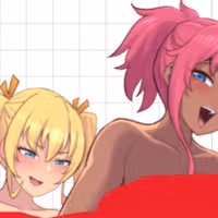 Naklejka Ellen And Mao Futa | Futabu Naklejki Futanari Ecchi Cartoon Futa futanari sticker,stickers,futa sticker,futabu sticker,nsfw sticker