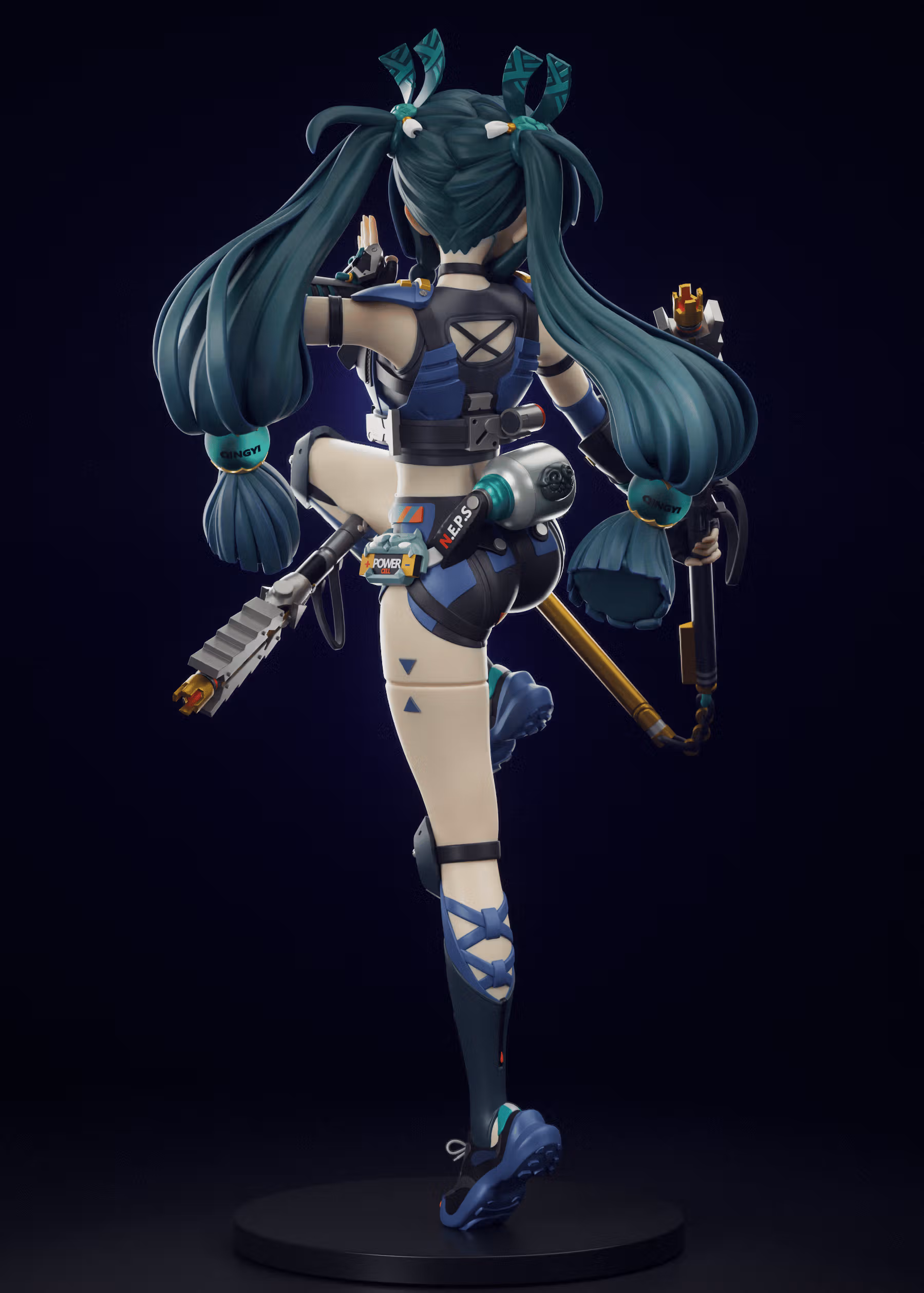 Statue Qingyi | Zenless Zone Zero Fan art par Tenshi Figures SFW 3d printed statue,Zenless Zone Zero,3d printed,Qingyi Statue,3d printed figure