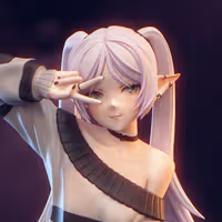 Frieren Statue | Frieren: Beyond Journey's End Fan Art by EggmaStudios SFW,NSFW 3d printed statue,3d printed,3d printed figure,Frieren: Beyond Journey's End Statue,Frieren Statue,nsfw statue