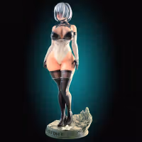 2B NieR Statue | NieR: Automata Fan Art by Officer Rhu SFW,NSFW,Futa 3d printed statue,3d printed,nsfw statue,futa statue,2b statue,Nier Automata statue,futa figurines,futanari figurines,futanari statue