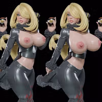Figura Cynthia | Pokemon Fanart autorstwa Digital Dark SFW,NSFW,Futa 3d printed statue,3d printed,nsfw statue,3d printed figure,futa statue,Cynthia Statue,Pokemon Statue,futa figurines,futanari figurines,futanari statue