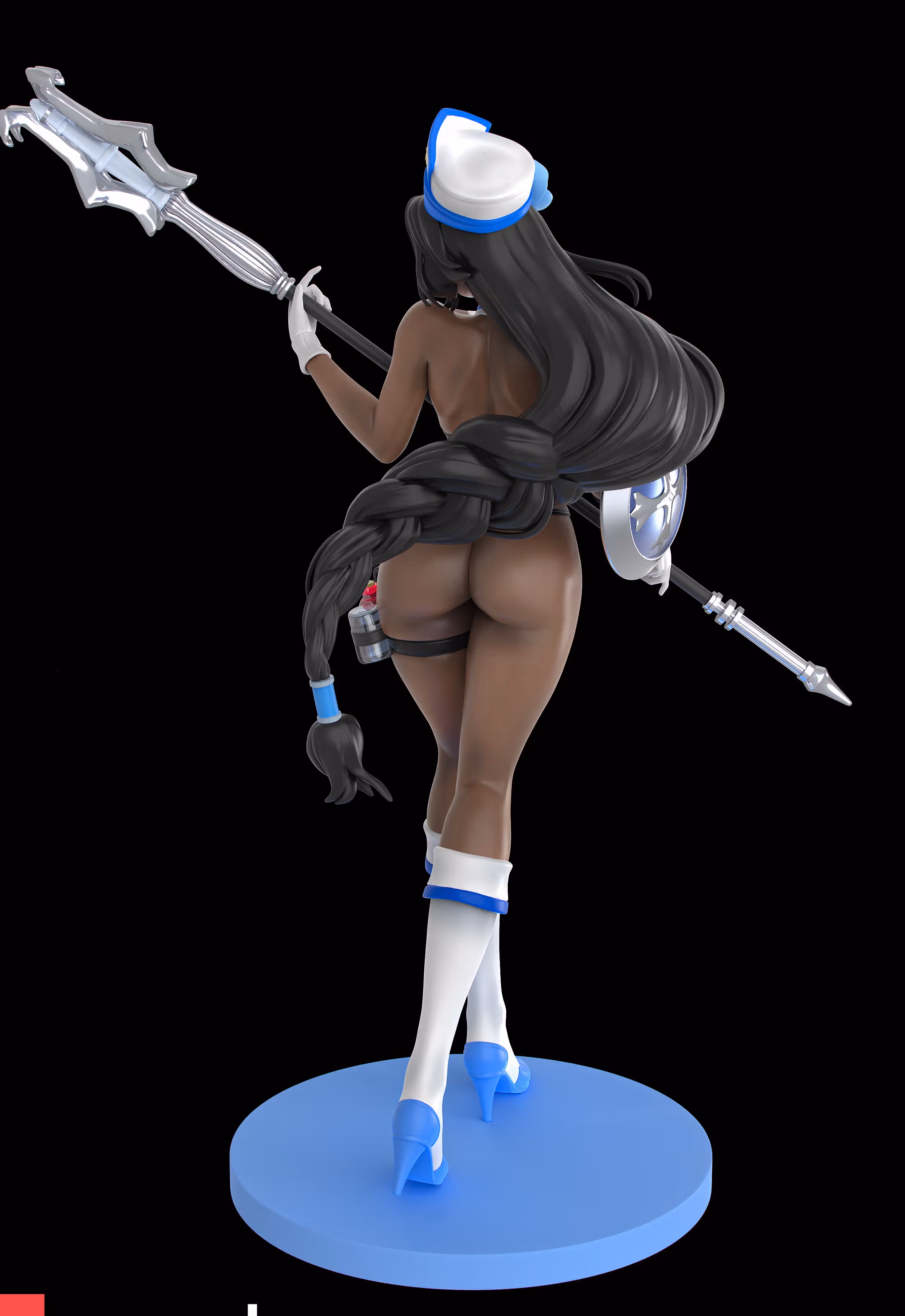 Figura Maiden Ice Rose | NIKKE Fanart autorstwa Sin3Dstudio SFW 3d printed statue,Maiden Ice Rose statue,NIKKE statue,3d printed figure,3d printed
