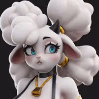 Lanolin Statue | Sonic the Hedgehog Fan Art by Anyonensfw SFW,NSFW,Futa 3d printed statue,3d printed,nsfw statue,3d printed figure,furry statue,Lanolin Statue,Sonic the Hedgehog Statue,futanari figurines,futanari statue,futa statue,futa figurines