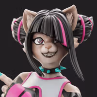 Juri Furry Statue | Street Fighter Fan Art by Anyonensfw SFW,NSFW,Futa 3d printed,3d printed statue,nsfw statue,futa statue,furry statue,Juri Furry Statue,Street Fighter,futa figurines,futanari figurines,futanari statue