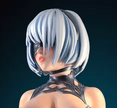 2B NieR Statue | NieR: Automata Fan Art by Officer Rhu SFW,NSFW,Futa 3d printed statue,3d printed,nsfw statue,futa statue,2b statue,Nier Automata statue,futa figurines,futanari figurines,futanari statue