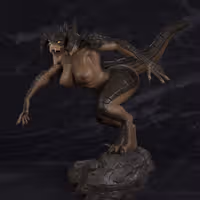Deathclaw Furry Statue | Fallout Fan Art by PolyBitsArt SFW,NSFW,Futa 3d printed statue,3d printed,3d printed figure,Fallout Statue,Deathclaw Statue,nsfw statue,futa figurines,futanari figurines,futanari statue,futa statue