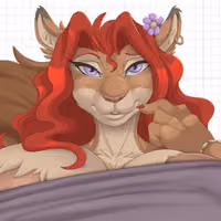 Squirrel Mommy Furry Sticker | Original Vinyl Sticker SFW,NSFW,Futa furry sticker,nsfw sticker,futanari sticker,Squirrel Mommy sticker,original sticker,futa sticker