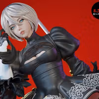 2B NieR Statue | NieR: Automata Fan Art by E.S Monster SFW,NSFW 3d printed,3d printed statue,nsfw statue,2B NieR statue,NieR: Automata statue