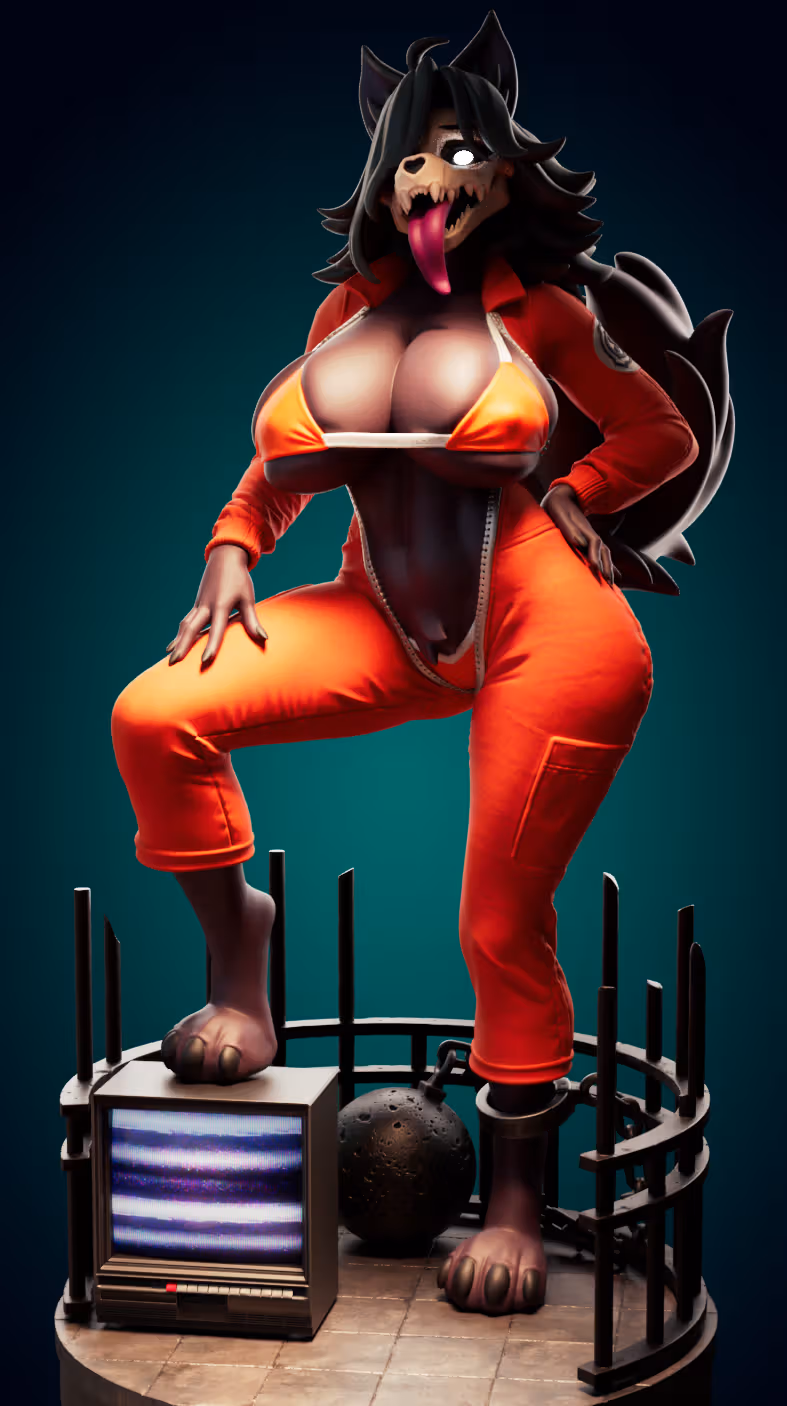 Statua Mal0 Furry | SCP Fan art di Officer Rhu SFW,NSFW,Futa 3d printed statue,3d printed,3d printed figure,Mal0 Statue,SCP Statue,futa statue,futa figurines,futanari figurines,futanari statue,nsfw statue,furry statue