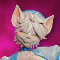 Nurse Flint Furry Statue | Original Fan Art by Onagaba SFW,NSFW,Futa 3d printed statue,3d printed,3d printed figure,Nurse Flint Statue,futa statue,futa figurines,futanari figurines,futanari statue,nsfw statue,furry statue