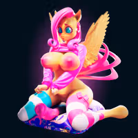 Fluttershy Pony Statue | My Little Pony Fan Art by Officer Rhu SFW,NSFW,Futa 3d printed statue,3d printed,nsfw statue,futa statue,Fluttershy Pony Statue,My Little Pony Statue,futa figurines,futanari figurines,futanari statue,furry statue