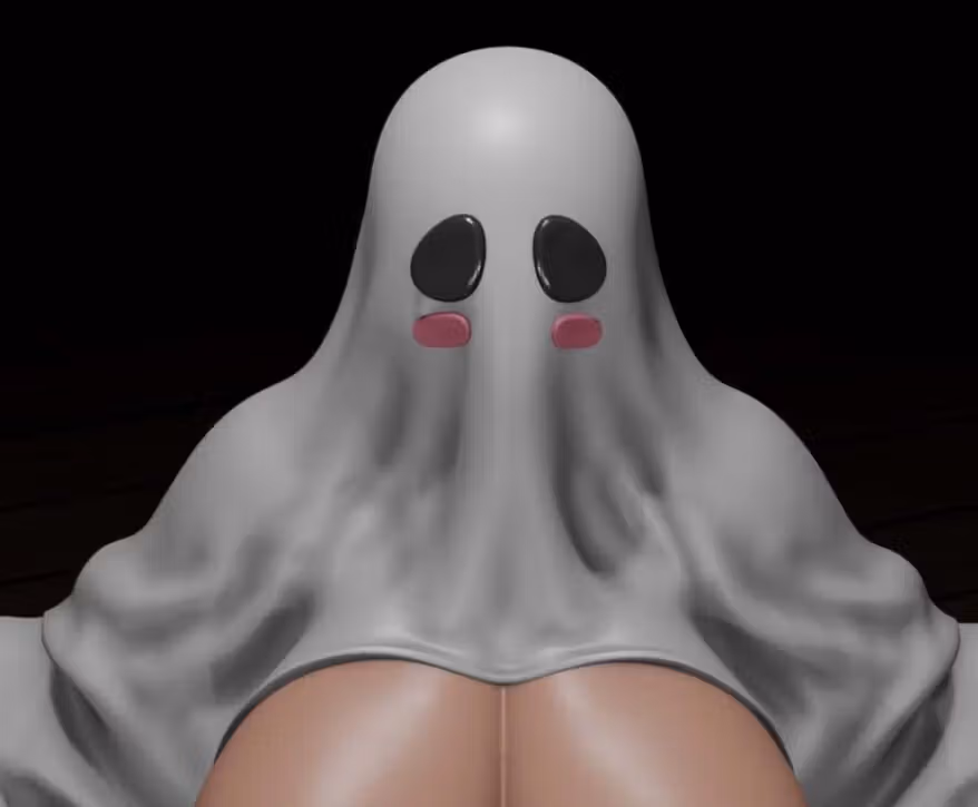 Estatua Boo Ghost Girl | Super Mario Fan art por Digital Dark SFW,NSFW,Futa 3d printed statue,3d printed,Boo Ghost Girl statue,nsfw statue,futa statue,3d printed figure,futa figurines,futanari figurines,futanari statue,Super Mario statue