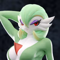 Statua Gardevoir Sexy | Pokémon Fan art di MyPokePrints SFW 3d printed statue,3d printed,3d printed figure,Gardevoir Statue,Pokemon Statue