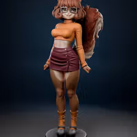 Statue Velma Squirrel Furry | Scooby-Doo Fan Art par Anyonensfw SFW,NSFW,Futa 3d printed statue,3d printed,nsfw statue,3d printed figure,Scooby-Doo statue,Velma statue,furry statue,futa statue,futa figurines,futanari figurines,futanari statue