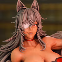 Ghislaine Statue | Mushoku Tensei Fan Art by Momoji3d SFW,NSFW 3d printed,3d printed statue,nsfw statue,Ghislaine statue,Mushoku Tensei statue