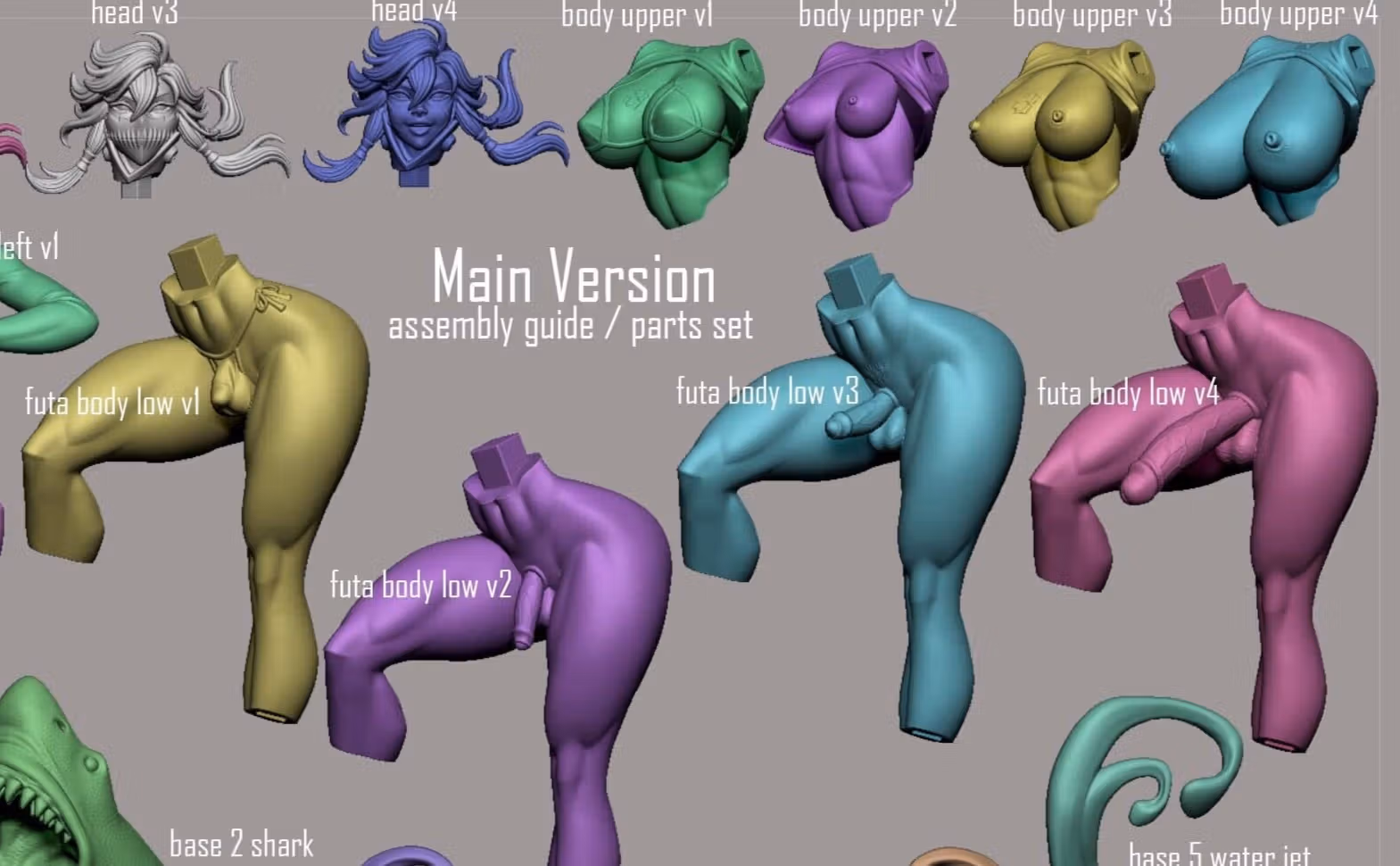 Statue Tier Harribel | Bleach Fan Art par Digital Dark SFW,NSFW,Futa 3d printed statue,3d printed,nsfw statue,futa statue,futa figurines,futanari figurines,futanari statue,3d printed figure,Tier Harribel Statue,Bleach statue 