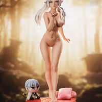 Frieren Statue | Frieren: Beyond Journey's End Fan Art by PEACHFIGURE SFW,NSFW 3d printed,3d printed statue,Frieren Statue,Frieren: Beyond Journey's End statue,nsfw statue