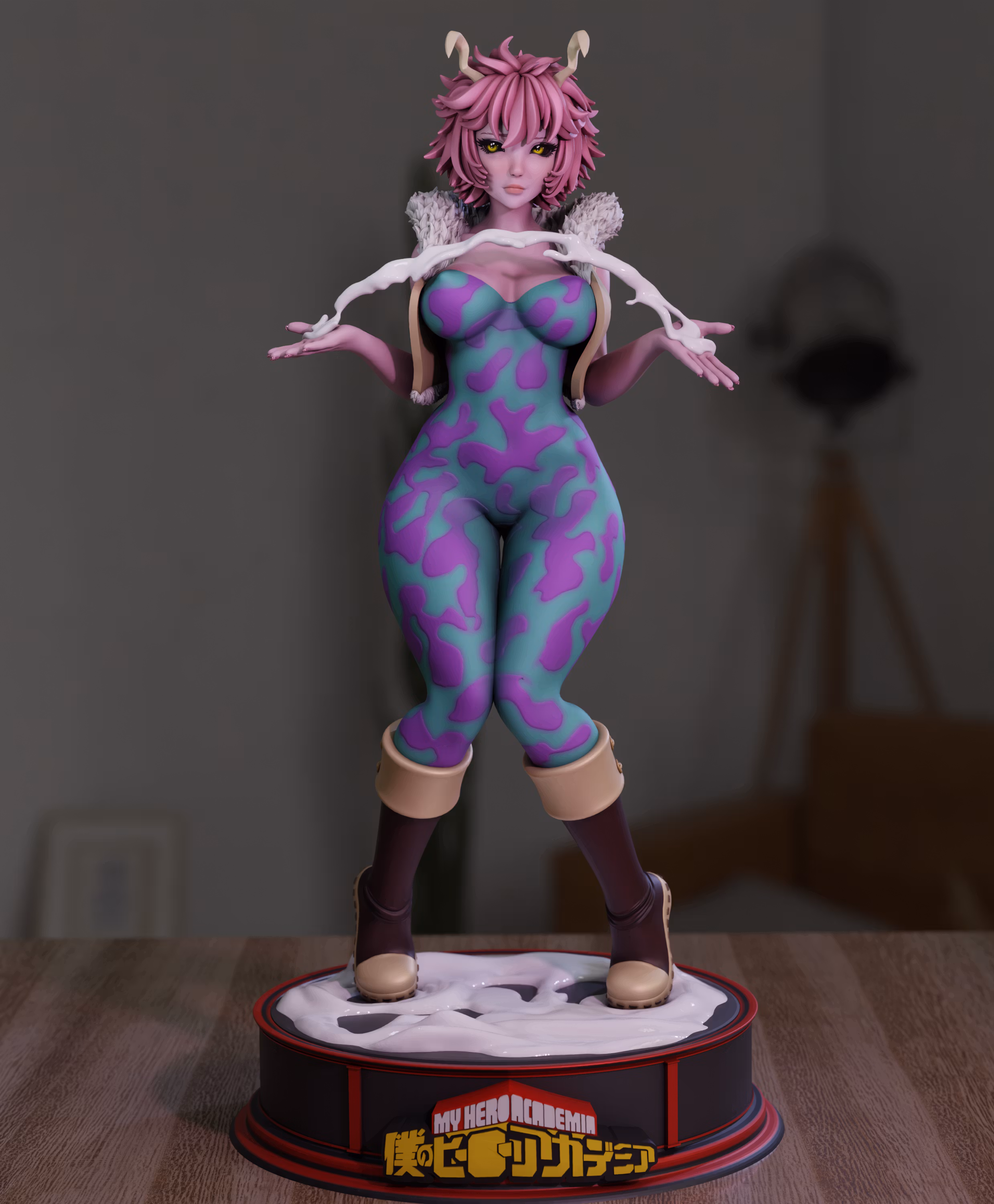 Figura Mina Ashido | My Hero Academia Fanart autorstwa Momoji3d SFW,NSFW 3d printed,3d printed statue,nsfw statue,Mina Ashido statue,My Hero Academia statue