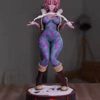 Figura Mina Ashido | My Hero Academia Fanart autorstwa Momoji3d SFW,NSFW 3d printed,3d printed statue,nsfw statue,Mina Ashido statue,My Hero Academia statue