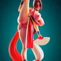 Mai Shiranui Statue | The King of Fighters Fan Art by Officer Rhu SFW,NSFW,Futa 3d printed statue,3d printed,3d printed figure,Mai Shiranui Statue,The King of Fighters Statue,futa statue,futa figurines,futanari figurines,futanari statue,nsfw statue