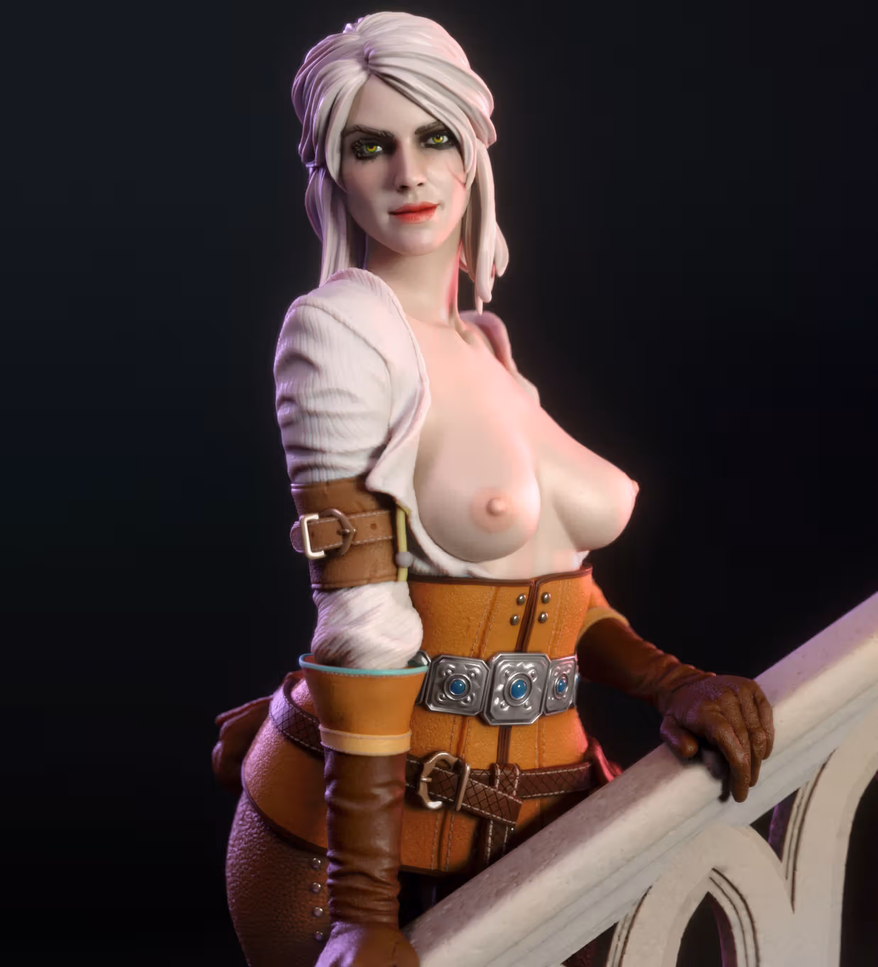 Ciri Statue | The Witcher Fan Art by TorridaMinis SFW,NSFW 3d printed,3d printed statue,nsfw statue,3d printed figure,Ciri Statue,The Witcher Statue