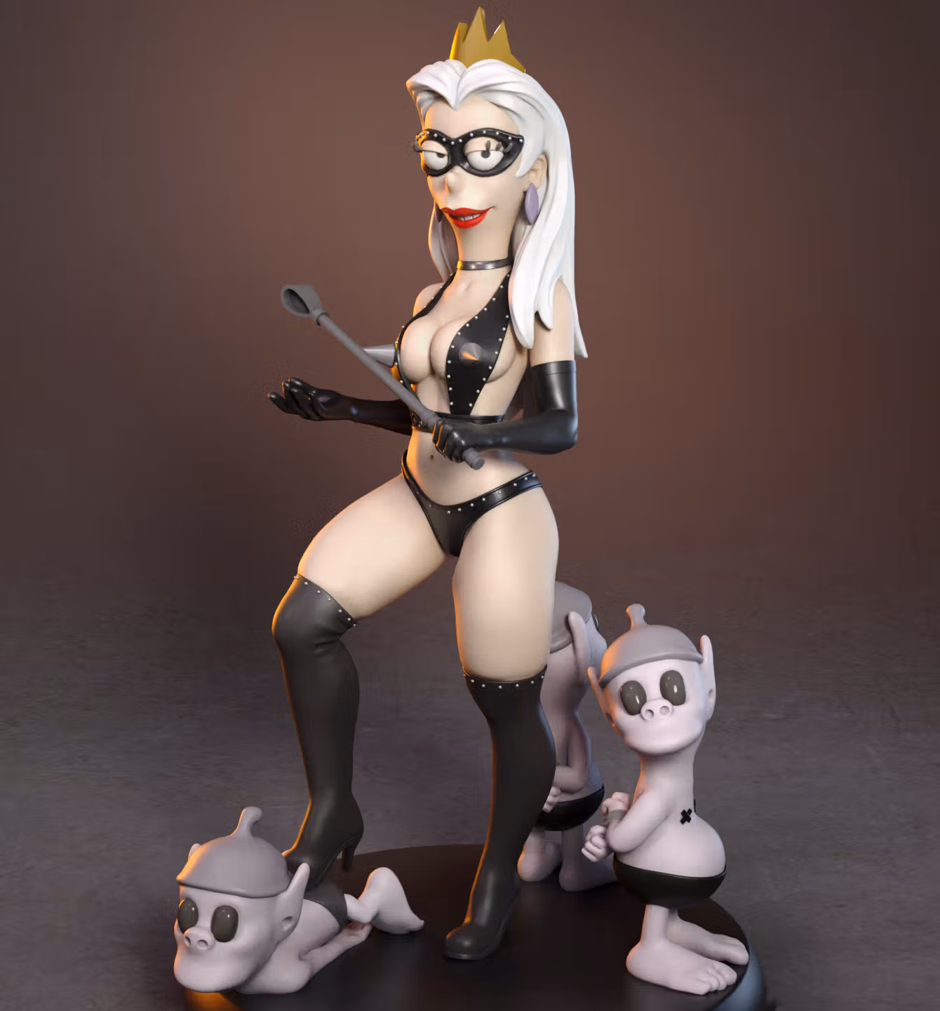 Dagmar Statue | Disenchantment Fan Art by TorridaMinis SFW,NSFW 3d printed,3d printed statue,nsfw statue,3d printed figure,Disenchantment Statue,Dagmar Statue