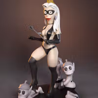 Dagmar Statue | Disenchantment Fan Art by TorridaMinis SFW,NSFW 3d printed,3d printed statue,nsfw statue,3d printed figure,Disenchantment Statue,Dagmar Statue