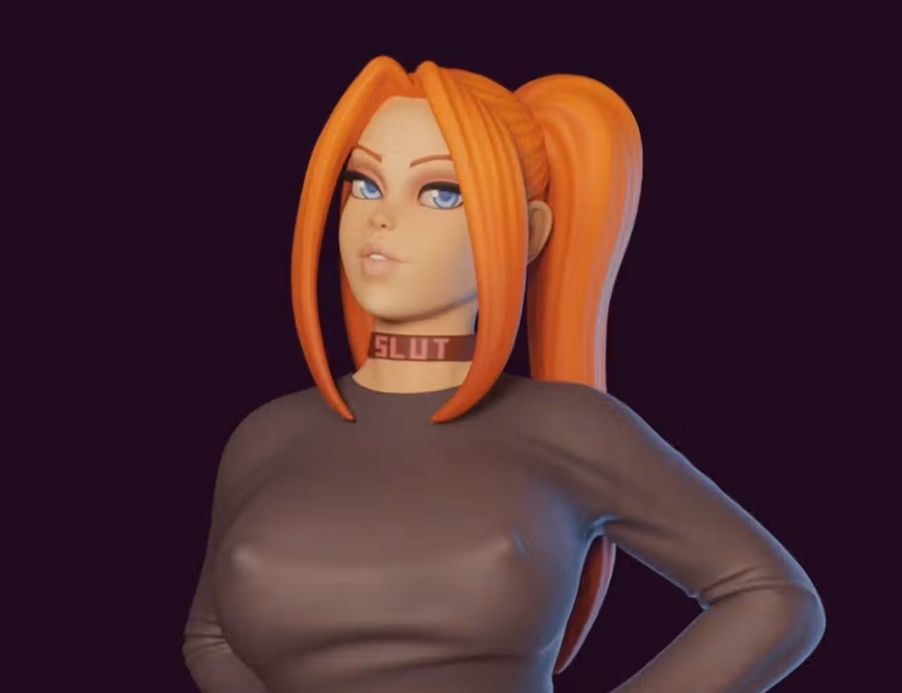 Chloe Statue | Original Fan Art by Texelion SFW,NSFW,Futa 3d printed statue,3d printed,nsfw statue,3d printed figure,Chloe Statue,futa statue,futa figurines,futanari figurines,futanari statue