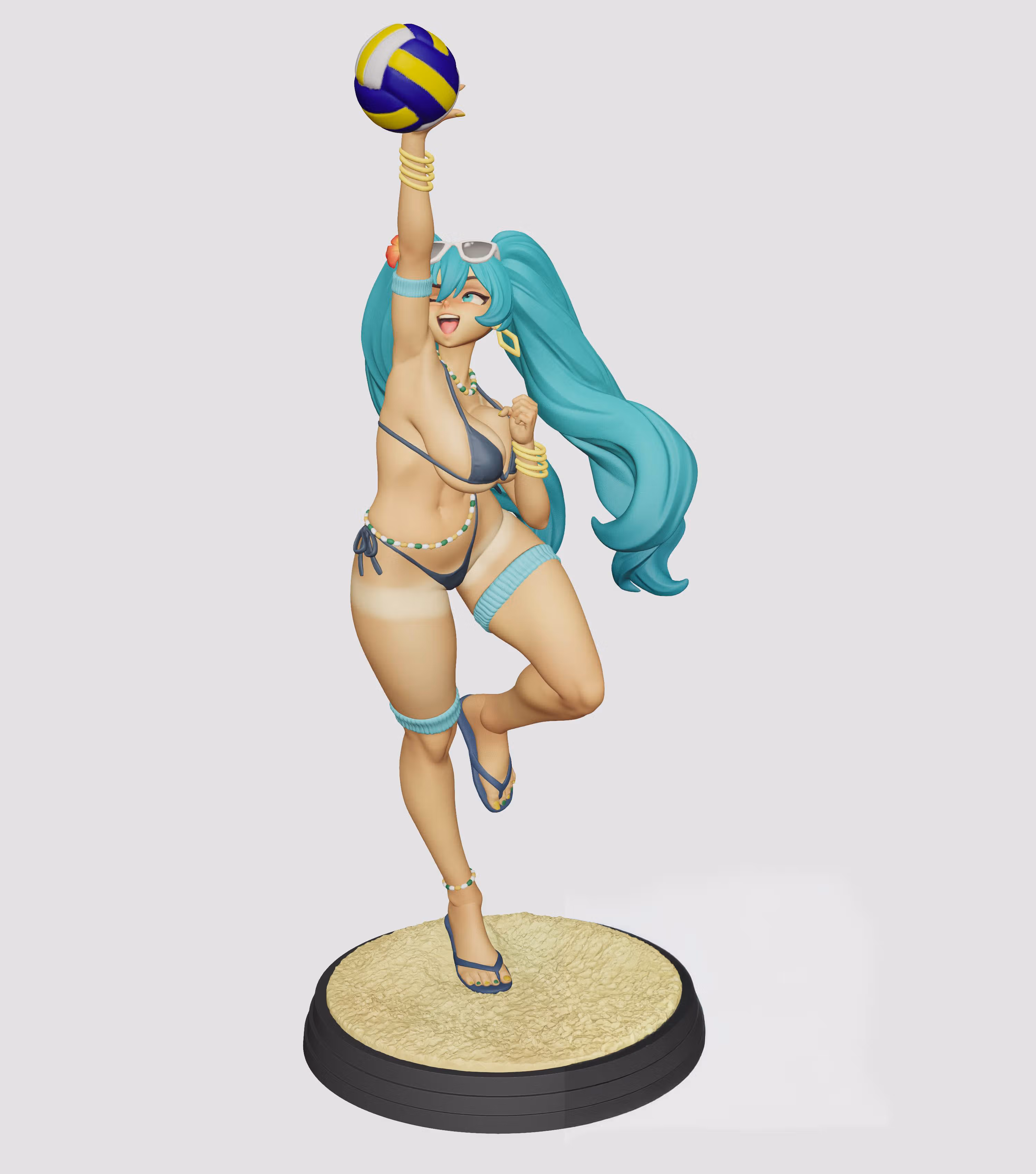 Statua Brazilian Miku | Vocaloid Fan art di Freyas Fantasys SFW,NSFW,Futa 3d printed statue,3d printed,3d printed figure,Vocaloid Statue,Brazilian Miku Statue,nsfw statue,futa figurines,futanari figurines,futanari statue,futa statue