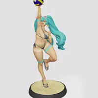 Statua Brazilian Miku | Vocaloid Fan art di Freyas Fantasys SFW,NSFW,Futa 3d printed statue,3d printed,3d printed figure,Vocaloid Statue,Brazilian Miku Statue,nsfw statue,futa figurines,futanari figurines,futanari statue,futa statue