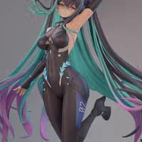 Siren Statue | NIKKE Fan Art by Rubim SFW 3d printed statue,Siren statue,NIKKE statue,3d printed figure,3d printed