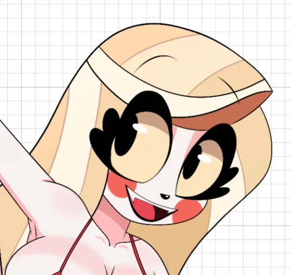 Pegatina Charlie Split | Hazbin Hotel Pegatina de vinilo SFW,NSFW,Futa Hazbin Hotel sticker,nsfw sticker,Charlie stickers,futa sticker,futanari sticker