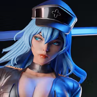 Esdeath Statue | Akame Ga Kill Fan Art by E.S Monster SFW,NSFW 3d printed,3d printed statue,nsfw statue,Esdeath statue,Akame Ga Kill statue