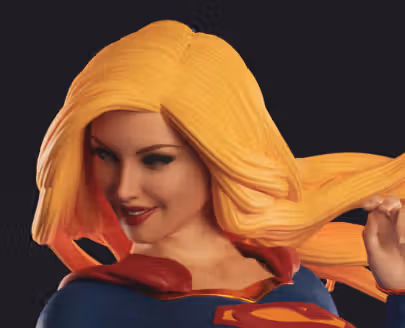 Supergirl Statue | DC Fan Art by Abe3D SFW,NSFW 3d printed statue,supergirl statue,dc statue,3d printed figure,3d printed,nsfw statue